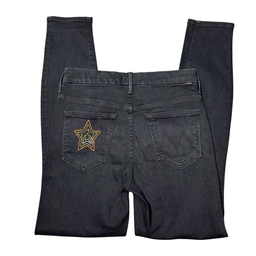MOTHER The Looker High Waisted Blackbird Jeans Size 28 - Picture 4 of 12